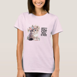 Camiseta Cat Mamãe Tee (para os amantes dos gatos)
