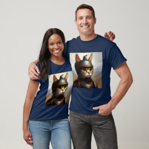 Camiseta Cat Medieval Knight