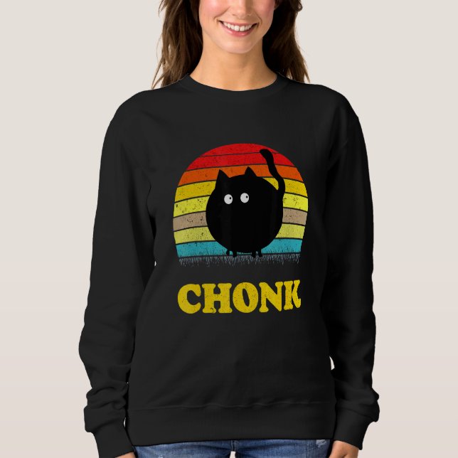 Camiseta Cat Memage Vintage Chonk Cat (Frente)