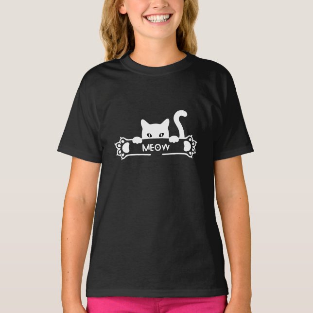 Camiseta Cat Meow (Frente)