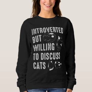 Camiseta Cat Meow Cat Apresentou, Mas Dispõe-Se A Discutir