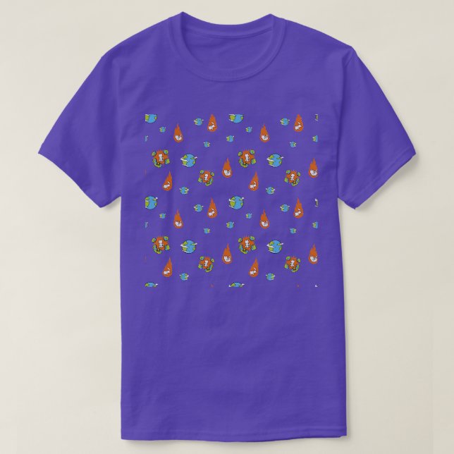 Camiseta Cat Meteor Patterno por Tobe Fonseca (Frente do Design)