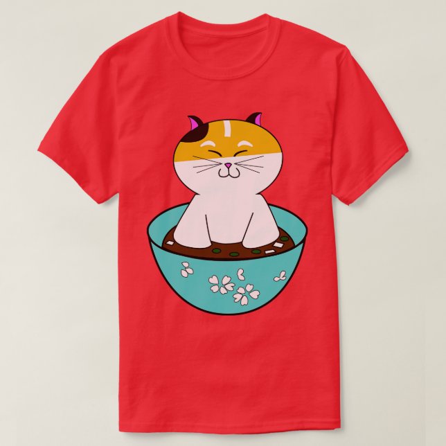 Camiseta Cat Miso Cat (Frente do Design)
