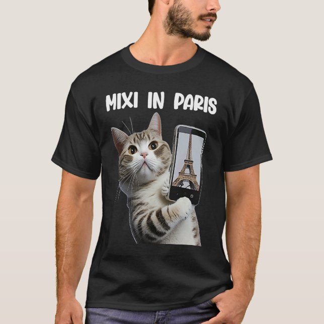 Camiseta Cat Mixi na gay de Paris sela a tabela (Frente)