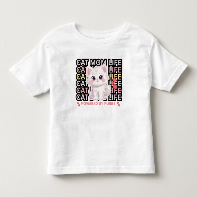 Camiseta Cat Mom Life funny (Frente)