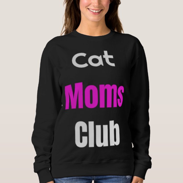 Camiseta Cat Moms Club (Frente)