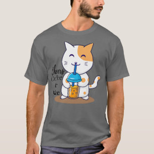 Camiseta Cat Mother Coffee Lover But Juice Like it too