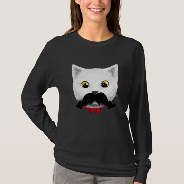 Camiseta Cat Mouse Cute Cat Parody (Frente)