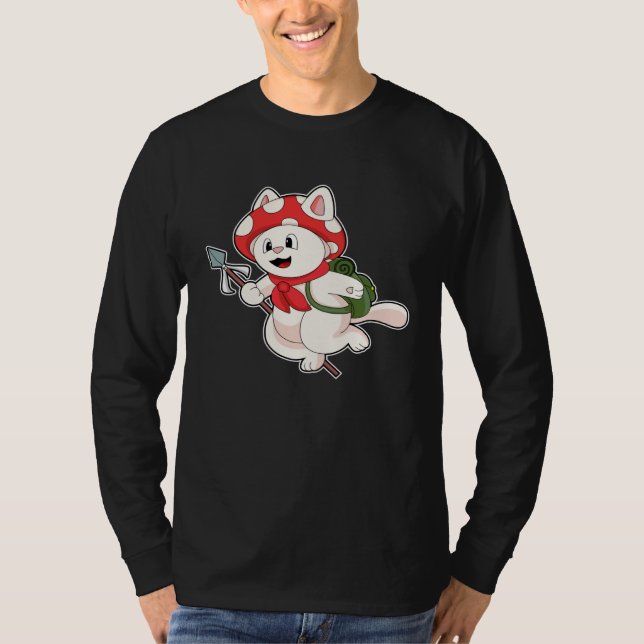 Camiseta Cat Mushroom (Frente)