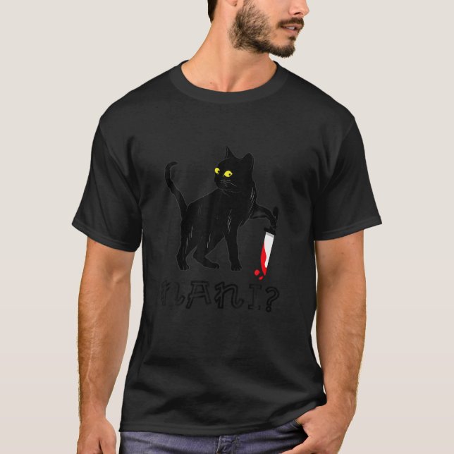 Camiseta Cat Nani Que Caracteres De Fonte Japoneses Black C (Frente)