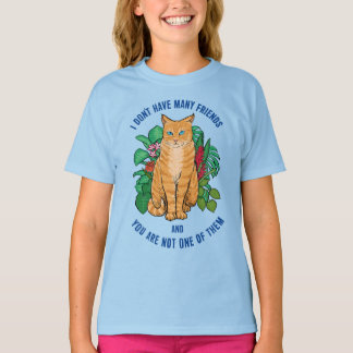 Camiseta Cat não é amigável