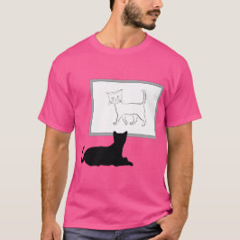 Camiseta Cat Observando arte de gato