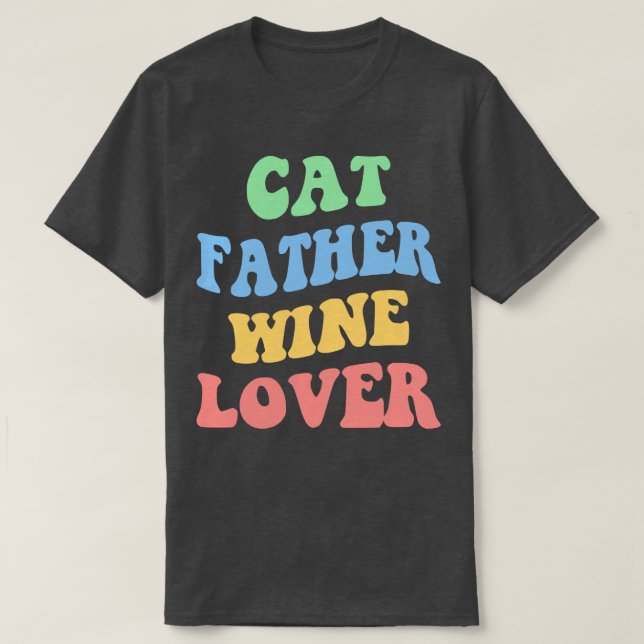 Camiseta Cat Padre Wine Lover IV (Frente do Design)