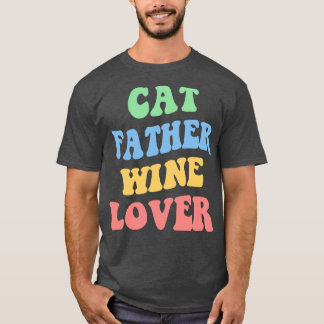 Camiseta Cat Padre Wine Lover IV
