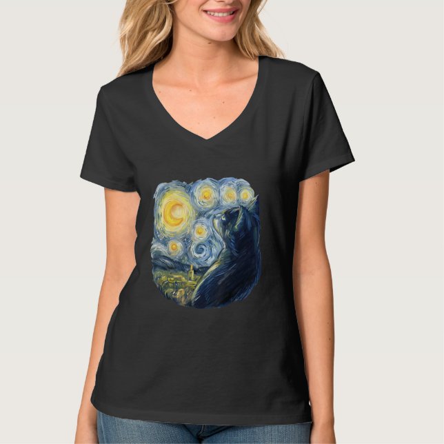 Camiseta Cat  Parody Painting (Frente)