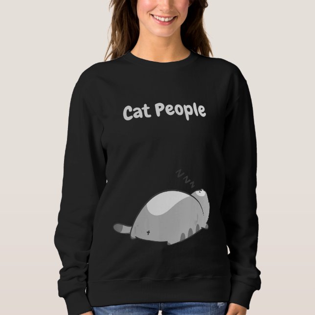 Camiseta Cat people be like (Frente)
