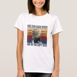 Camiseta Cat Pilot Mike Echo Oscar Whisky Como Copiar