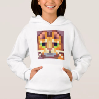 Camiseta Cat pixelart hoody, Pixel Art 