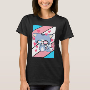 Camiseta Cat Pride Heart Transgender Flag Lgbt Orud Ally P