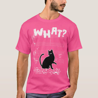 Camiseta Cat Que Engraçado Música Cat Nota