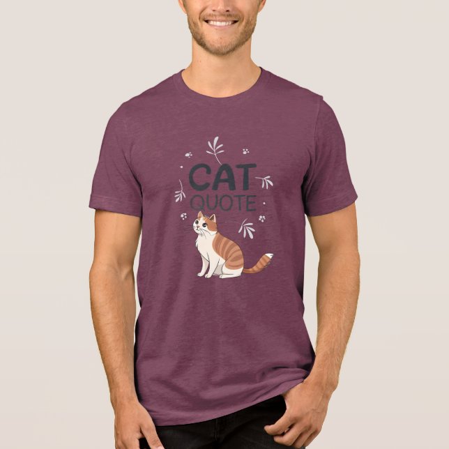 Camiseta Cat Quote (Frente)