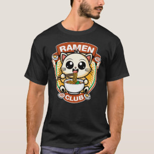 Camiseta Cat ramen