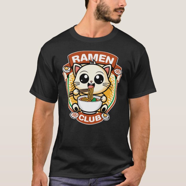 Camiseta Cat ramen (Frente)