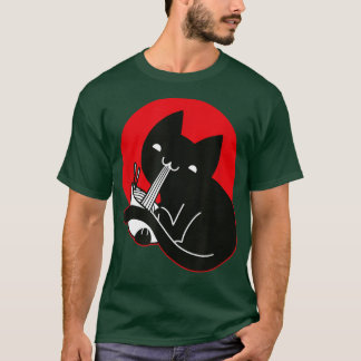 Camiseta Cat Ramen Anime Noodles Kawaii Japão Sket