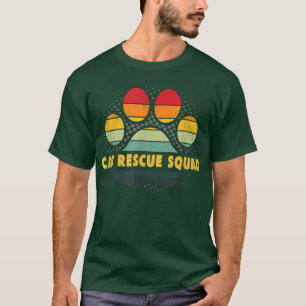 Camiseta Cat Rescue Squad Animal Rights 579