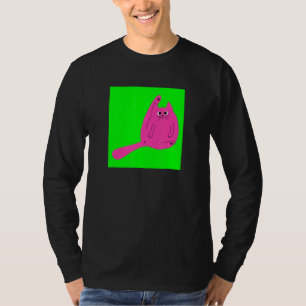 Camiseta Cat Retro-Pop Art Gráfico Colorida Meow Cat 3