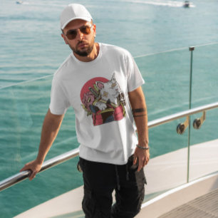 Camiseta Cat Samurai