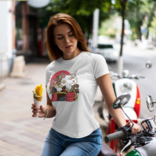 Camiseta Cat Samurai