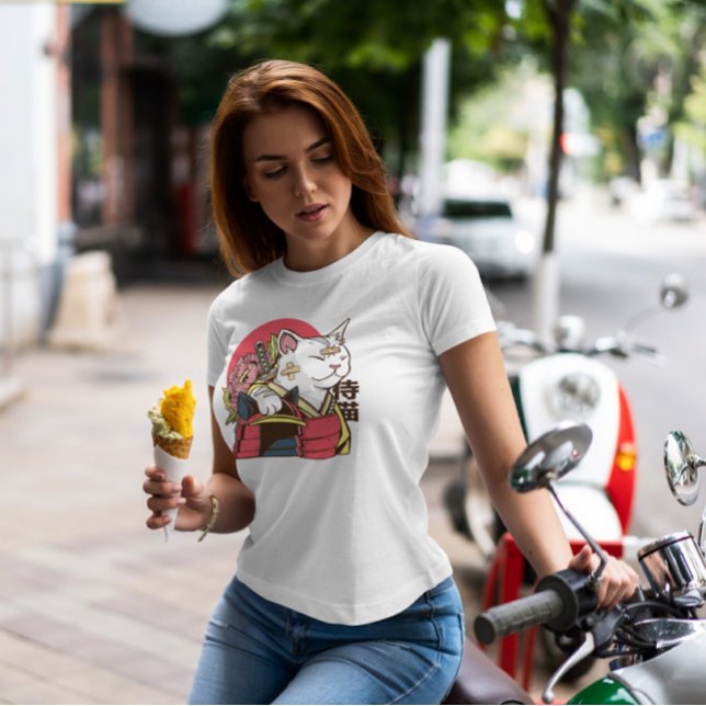 Camiseta Cat Samurai (Criador carregado)