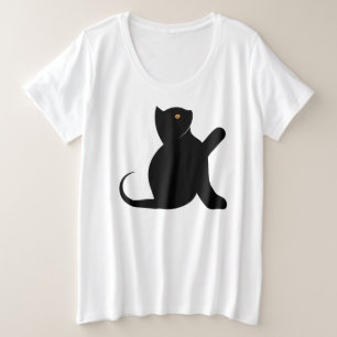 Camiseta Cat Say Hello