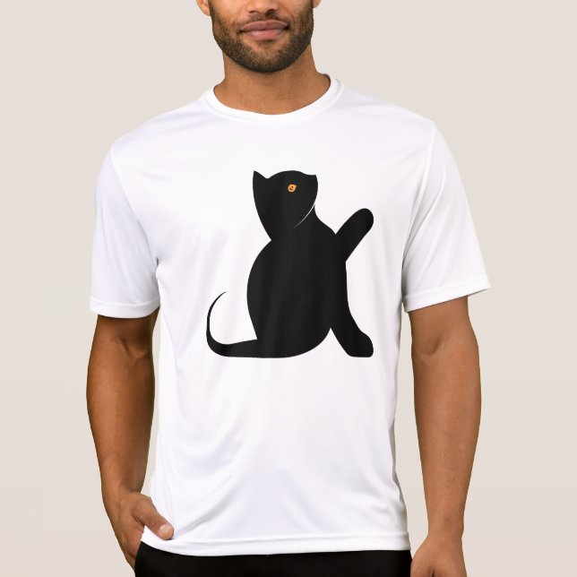 Camiseta Cat Say Hello (Frente)