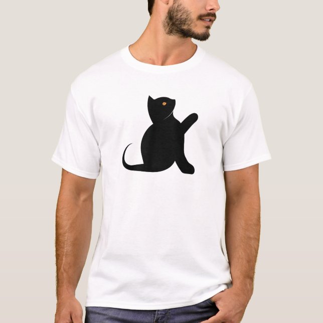 Camiseta Cat Say Hello (Frente)