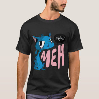 Camiseta cat saying meh