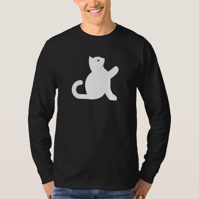 Camiseta Cat Says Hello (Frente)