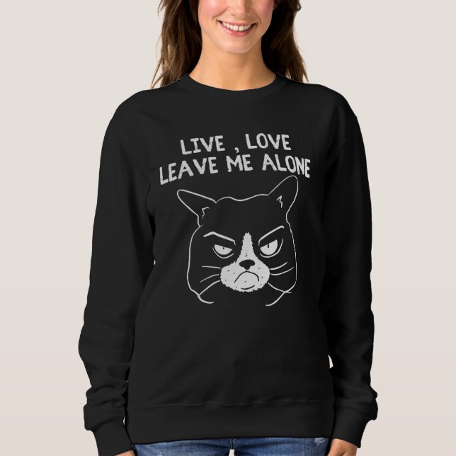 Camiseta Cat Sendo Grumpy Má Humor Pessoas Sarcasm J (Frente)