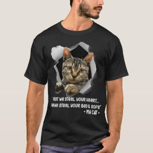 Camiseta Cat Sofa Engraçada Ditos Gato-Presente