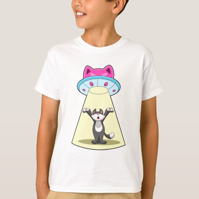 Camiseta Cat Spaceship (Frente)