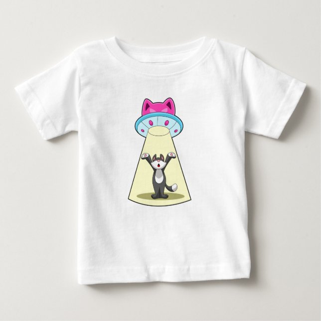 Camiseta Cat Spaceship (Frente)