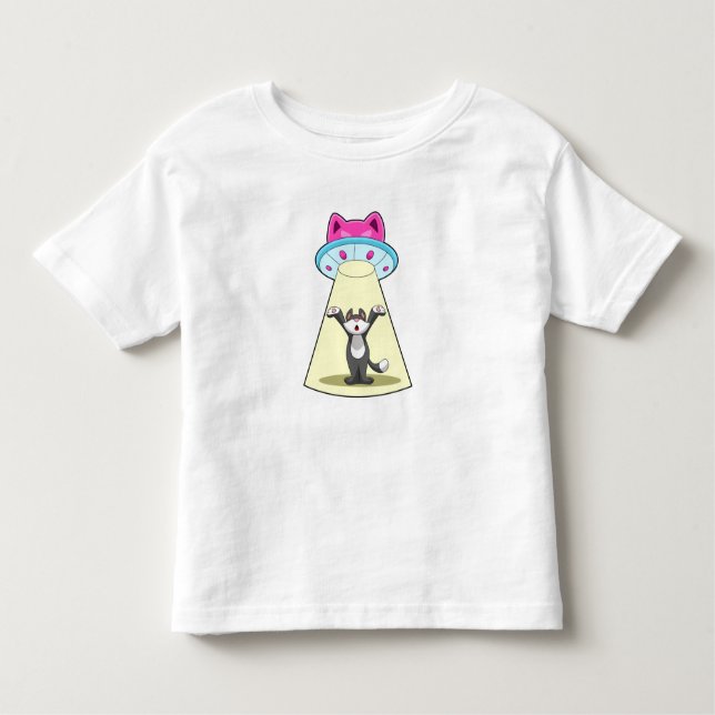 Camiseta Cat Spaceship (Frente)