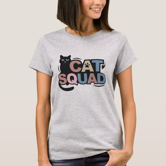 Camiseta Cat Squad Lover (Frente)