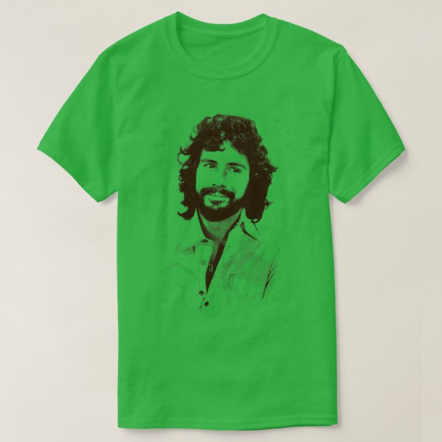 Camiseta Cat Stevens Retro Fan Trabalho de arte (Frente do Design)