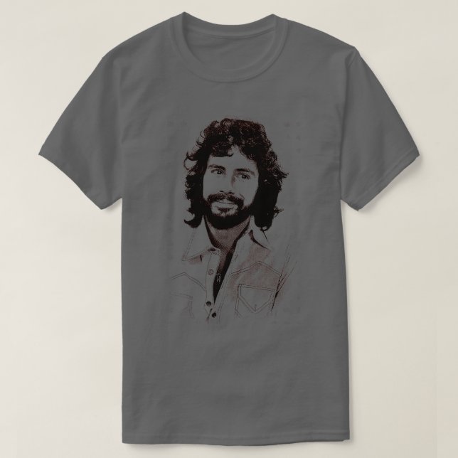 Camiseta Cat Stevens Retro Fan Trabalho de arte (Frente do Design)