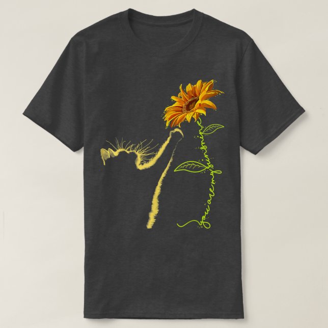 Camiseta Cat Sunflower Gifts For Cat Lovers, Cat Mom, Cat L (Frente do Design)