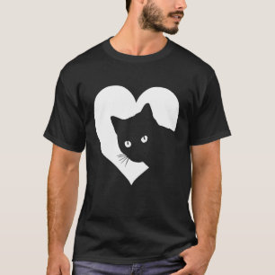 Camiseta Cat T Que Adora Gatos Engraçados Por Mulheres Meni