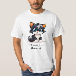 Camiseta Cat Tee by NickysArt
