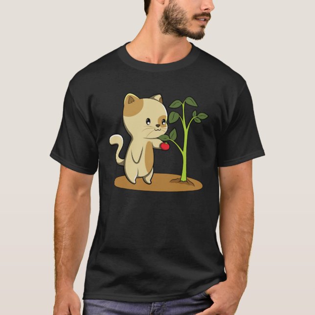 Camiseta Cat tomato (Frente)